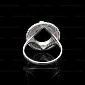 Top Selling 925 Silver Cocktail <b>Ring</b> 8x10mm Oval High Quality Semi Mount Blank Bezel Setting <b>Ashes</b> Jewelry Findings Components - Product Image 5