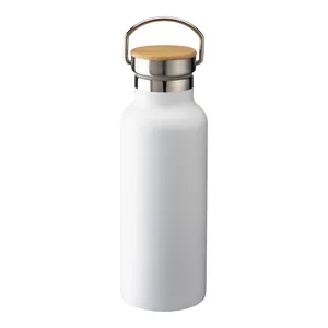 Bicchieri Termici in Acciaio Inossidabile di Thermos con Design Personalizzato in Bambù - Product Image 2