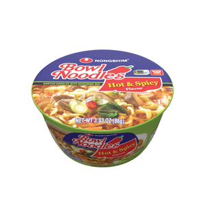 NONGSHIM BOWL <b>NOODLE</b> HOT & <b>SPICY</b> 12 PACK - Product Image 2