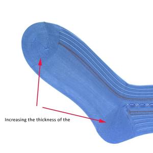 Medias largas transpirables de alta calidad para hombre, calcetines deportivos informales personalizados de poliéster al mejor precio, calcetines largos para hombre - Product Image 5