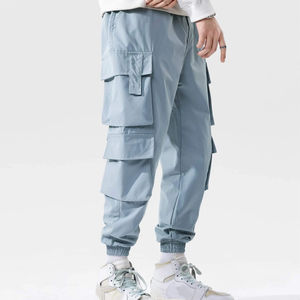 Venta al por mayor pantalones Cargo para hombres Jogging Track Cargo Pants Custom Cotton Slim Fit Stacked Cargo Pants & Pantalones para hombres - Product Image 6
