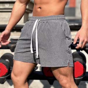 กางเกงขาสั้นบาสเก็ตบอลสำหรับผู้ชายระบายอากาศได้ดีแห้งเร็วสายรัดเอวยางยืดสวมใส่สบายสำหรับยิมและกีฬา - Product Image 2