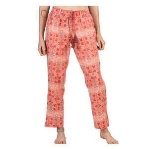 Colección única de diseño elegante, ajuste cómodo, ropa de dormir de algodón 100%, vestido de noche, ropa de mujer para niñas, pijama, pantalón completo Floral - Product Image 1