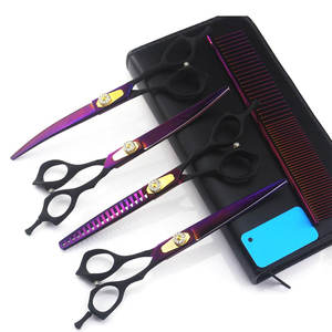 กรรไกรตัดขนสัตว์เลี้ยงสแตนเลสใช้ซ้ำได้กรรไกรเล็มสำหรับดูแลฟันแมวและสุนัขเครื่องมือสัตวแพทย์ - Product Image 1