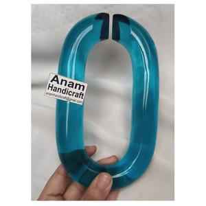 Adornos de Pared de Cadena Acrílica Modernos Personalizados, Hechos a Mano, Adornos Colgantes de Resina Modernos para Decoración del Hogar, Listos para el Festival Diwali - Product Image 1