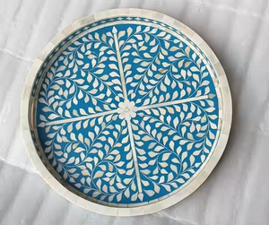 High Quality Handmade Bone Inlay Serving Tray for Hotel <b>Wedding</b> Restaurant and Home Use - Product Image 5