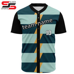 Maillot de baseball personnalisé broderie 100% polyester personnalisé sublimation complète adultes et jeunes meilleure qualité uniformes de baseball universitaire - Product Image 4
