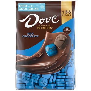 DOVE PROMISES, sachet de bonbons au chocolat au lait pour la fête des mères, variété de chocolats pour les mamans, 38,9 oz, 136 unités - Product Image 1