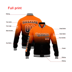 Veste de sport en laine personnalisée pour les activités scolaires avec manches en cuir et logo brodé, coupe-vent, style Letterman - Product Image 4