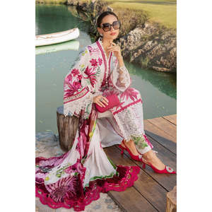 Elegante Vestido Línea A de la Colección Maria B Eid 2025 TC-1173-MPT-2510-A - Product Image 4
