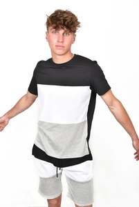 Wholesale Summer New Men Casual Shorts <b>Sets</b> Short Sleeve T Shirt Shorts Solid Tracksuit <b>Set</b> Men's Brand Clothing 2 Pieces <b>Sets</b> - Product Image 6