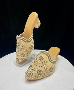 Best Selling Stylish Embroidered Sandal's Women Footwear for Home & Office use Available at Bulk Quantity from India - Product Image 4