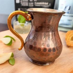 Antique Copper Beer <b>Mug</b> Hammered Design Easy <b>Portable</b> <b>Mugs</b> & Tankard Picnic Party Time Drinkware Unique Beer Champagne <b>Mugs</b> - Product Image 2