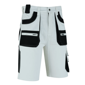กางเกงขาสั้นผ้ายืดถึงเข่าสำหรับผู้ชายกางเกงขาสั้นสำหรับจิตรกรมีหกกระเป๋าระบายอากาศได้ฤดูร้อน - Product Image 4