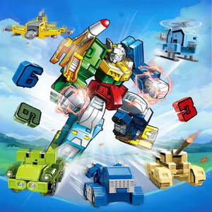Transformable <b>Robot</b> Alphabet Vehicule Interactive Robotics <b>Kits</b> for Learning and Fun! - Product Image 2