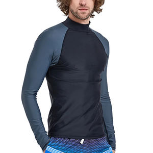 Diseña tu propio protector de sarpullido de manga larga para hombre con estampado de sublimación personalizado, protector de sarpullido para hombre de la mejor calidad - Product Image 3