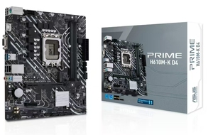 Prime H610M-K D4 ARGB Carte mère DDR4 PCIe 4.0 M.<span class=keywords><strong>2</strong></span> Slot Realtek 1 Go Micro ATX <span class=keywords><strong>D</strong></span>-Sub USB3.1 SATA 6 Gbps Double Nouveau bureau - Product Image 3