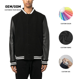 Vestes brodées en chenille personnalisées, manches en cuir, manteau Letterman, veste d'hiver universitaire pour entraîneurs tricotée en laine avec strass - Product Image 3