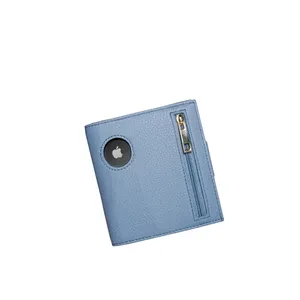 Premium Dark Brown Bi Fold Leather Wallet With <b>Tag</b> Window Wholesale - Product Image 4