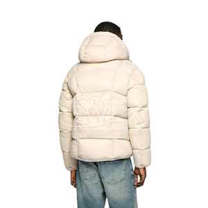 Chaqueta de invierno burbuja poliéster mate fabricante de fábrica al por mayor impreso logotipo personalizado - Product Image 3