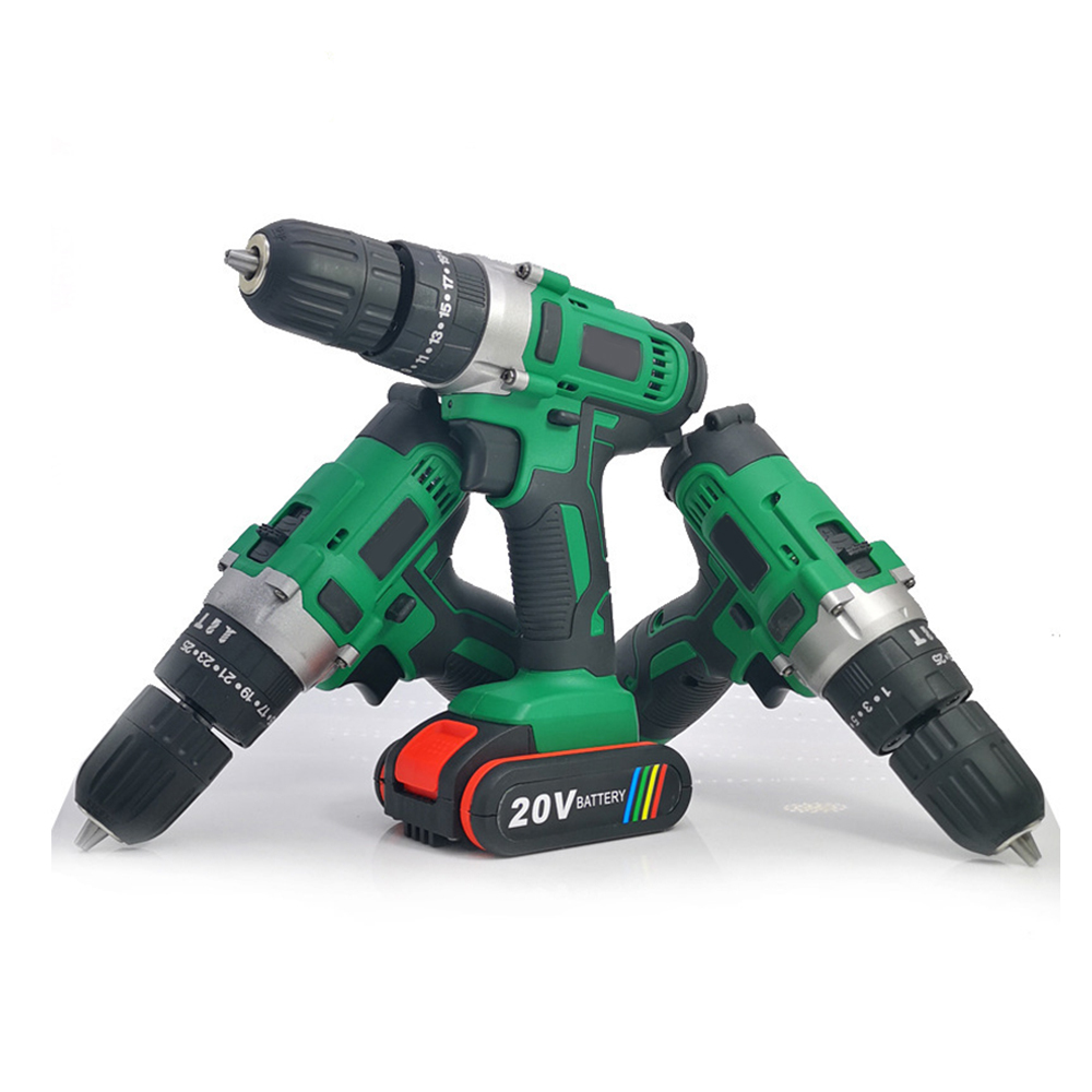 Fashionable DC Electric Drill Digital Angle Machine Cordless Impact Hammer Drill Tool Set OEM Supported