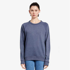 Sweat-shirt à col rond léger et doux en gros, sweat-shirt en molleton français, sweat-shirt à manches raglan doux, sweat-shirt à manches longues en éponge - Product Image 1