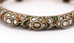 Cổ <span class=keywords><strong>Mughal</strong></span> Đế Chế Ấn Độ Voi Bangle Vòng Đeo Tay Trong 24K Vàng Mạ Kẽm Hợp Kim Cho Phụ Nữ Của Đám Cưới Đồ Trang Sức Thời Trang - Product Image 4