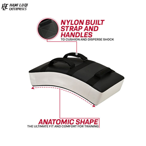 Logo personnalisé et impression en gros coaching grève mitaines coussinets haute qualité en cuir véritable platine - Product Image 5