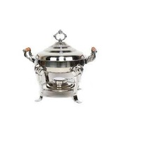 Silver Shiny Finished Catering Service Silber Chafing Dish mit Stand Buffet Food Warmer Pot Esstisch Serviert eller