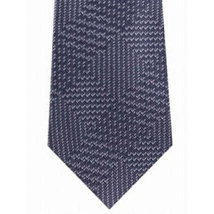 Michael Kors Men's Gray Regular Size Bow <b>Tie</b> and Cravats Textured Geometric Patchwork Design - Product Image 3