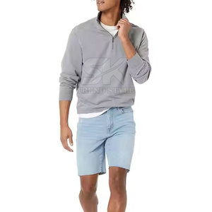 Nuevo diseño, las mejores sudaderas lisas con cremallera, MOQ bajo, sudaderas lisas con cremallera a precio de mayoreo, hechas en Pakistán. - Product Image 3