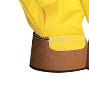 Heavy Single Palm Leather <b>Rigger</b> <b>Gloves</b> for Industrial Labor Jobs Reinforced Stitch Work <b>Gloves</b> Safety <b>Gloves</b> - Product Image 5