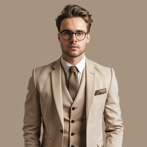 Premium <b>Men's</b> 3 Piece Suit <b>Set</b> Blazer <b>Waistcoat</b> <b>Trousers</b> Formal Business Wear Wedding Party Suit Custom Logo Bulk Wholesale - Product Image 1
