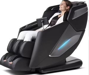Fauteuil de massage corporel complet 4D de luxe avec fonction zéro gravité, commande vocale, extension électrique du repose-jambes et 12 modes automatiques - Product Image 5