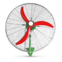Ventilateur industriel de 26 pouces, ventilateur électrique industriel mural anti-explosion, volume d'air vert