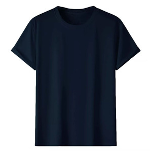 Camiseta de Hombre de Corte Regular con Precio Mayorista, Logotipo Personalizado, Cuello Alto, Hombros Caídos, Tejido de Punto Pesado, 100% Algodón Puff - Product Image 1