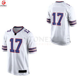 Football T-shirt personnalisé Meilleur vente en gros de vêtements de sport d'été légers Maillot d'uniforme de football américain - Product Image 6