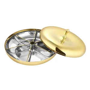 Frutero Moderno de Acero Inoxidable con Diseño de Loto para Regreso a Clases, Artesanía Z U - Product Image 1