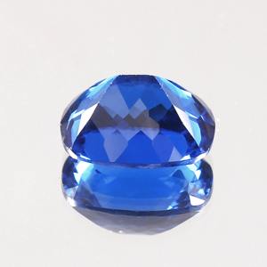 เบาะพลอยแซฟไฟร์คอร์นฟลาวเวอร์สีน้ำเงินสำหรับทำเครื่องประดับ CN - Product Image 4