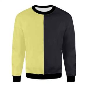 Wholesale Loose Round Neck Sweatshirts Street Wear New Fashion Unisex Sports Casual Long-Sleeve Block Color Basics Sweatshirts - Product Image 4