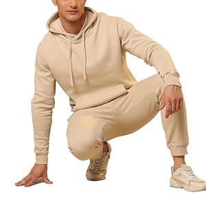 Venta al por mayor de chándales de invierno personalizados de gran tamaño lisos con capucha ropa informal transpirable y cómodo chándal para hombres - Product Image 4