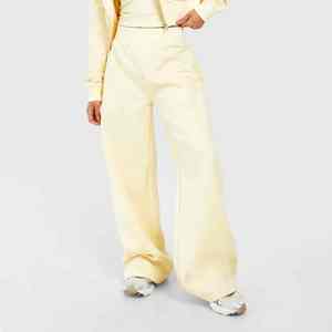 Vente en gros Streetwear 100% coton vierge de haute qualité pas cher pour femmes, tenue décontractée d'automne avec poches latérales, pantalon évasé pour femmes - Product Image 6