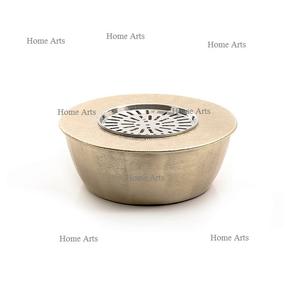 เตาอุ่นชาดัลลาห์ทรงกลม สีทอง ดีไซน์สวยงาม ผลิตจากอะลูมิเนียม คุณภาพดีลักซ์ ขนาดสั่งทำได้ จำหน่ายจำนวนมาก - Product Image 2