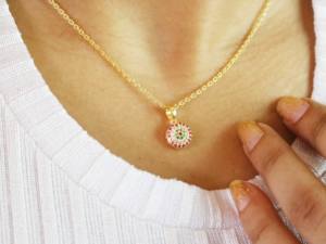 Pendentif en argent délicat, argent sterling 925, pendentif minimaliste, bijoux minimalistes, cadeau - Product Image 5