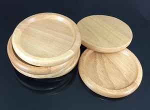Ensemble de sous-verres en bois moderne écologiques faits à la main en noyer, tapis et coussinets décoratifs pour boissons chaudes/froides pour la salle à manger et la table basse - Product Image 5