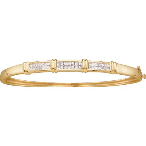 8 MM Gold Plated With CZ Studded Designer Bangles fashion jewelry bracelet for women and girls
