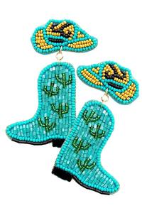 Pendientes caídos bordados a mano de tendencia 2025, joyería de cuentas de moda para mujeres y niñas, artesanías JAVED de calidad Premium - Product Image 2