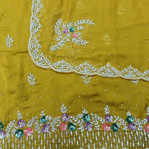 Costumes de fête brodés à la main non cousus de créateur moderne pour femmes fêtes de style traditionnel indien tendance - Product Image 1