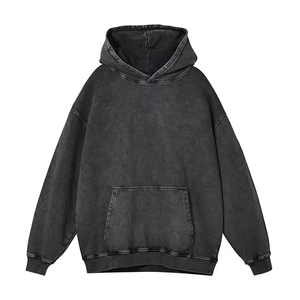 Nouveauté en vente chaude, sweats à capuche délavés à l'acide pour hommes, style unique, sweats à capuche délavés à l'acide respirants en meilleur matériau - Product Image 2