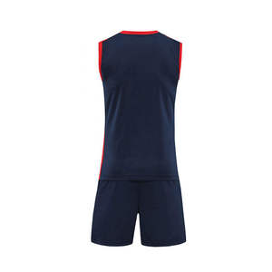 Ensembles d'uniformes de volley-ball personnalisables de haute qualité respirant nouveau Style sublimé pour adultes 2025 Logo personnalisé Service OEM - Product Image 4